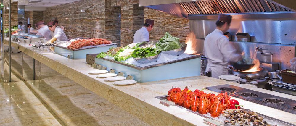 فندق ذا لين تايتشونغ المظهر الخارجي الصورة A buffet at a hotel